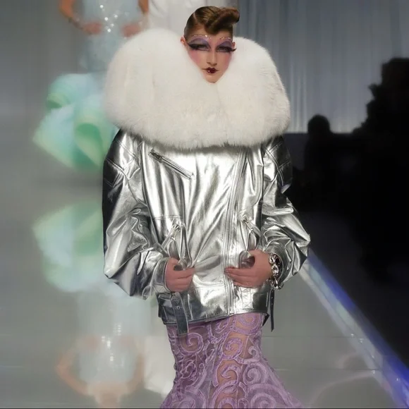 Christian Dior Vintage Silver Crystal Embellished Logo ID Gambler Charm Bracelet - Picture 3 of 16